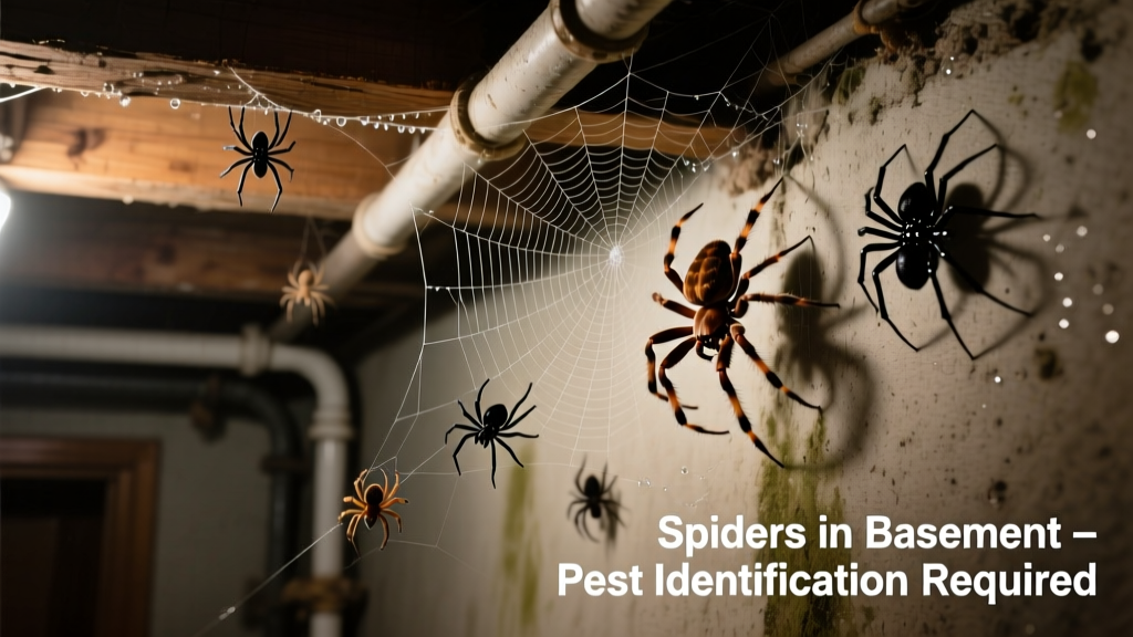 Spiders in Basement: What Pest Is It?