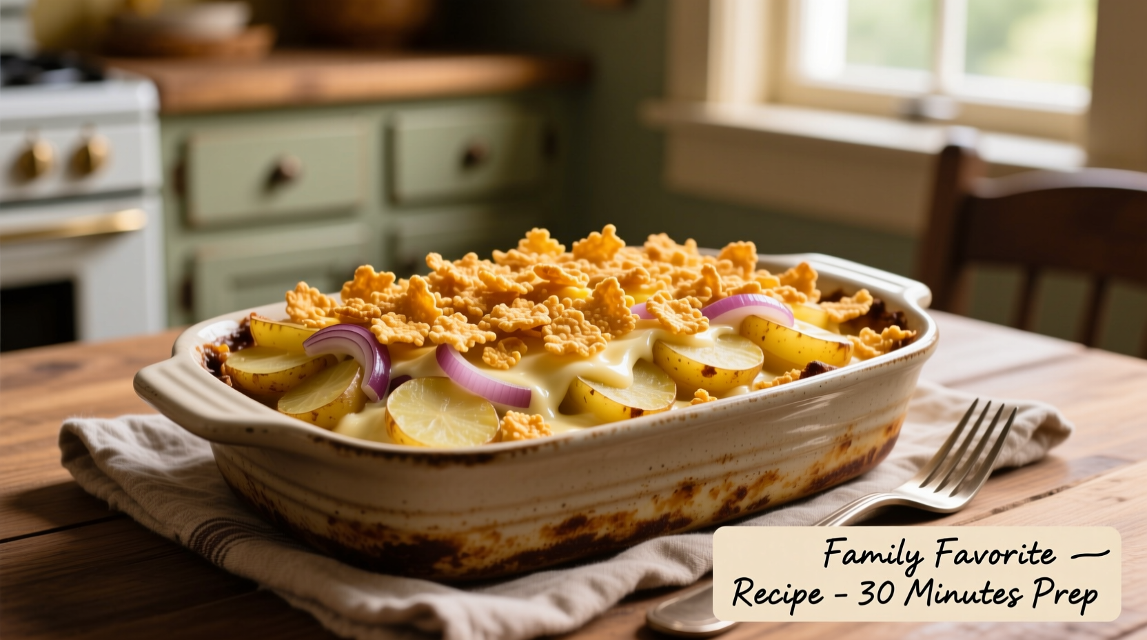 Perfect Potato Casserole Recipe with Corn Flakes Topping