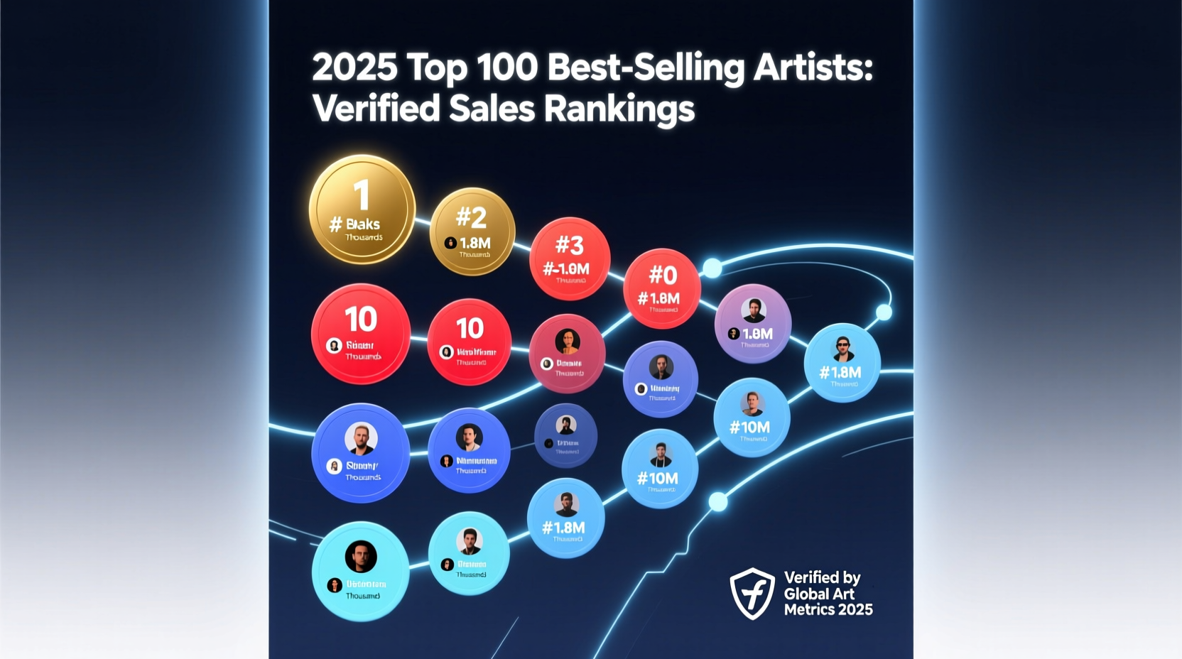 2025 Top 100 Best-Selling Artists: Verified Sales Rankings