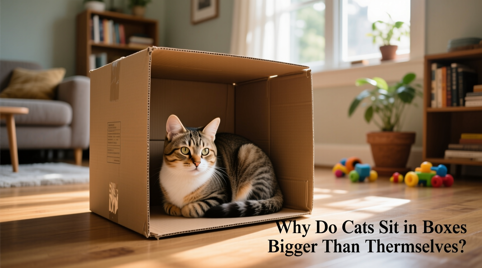 why does my cat sit in boxes bigger than their body behavioral reasons