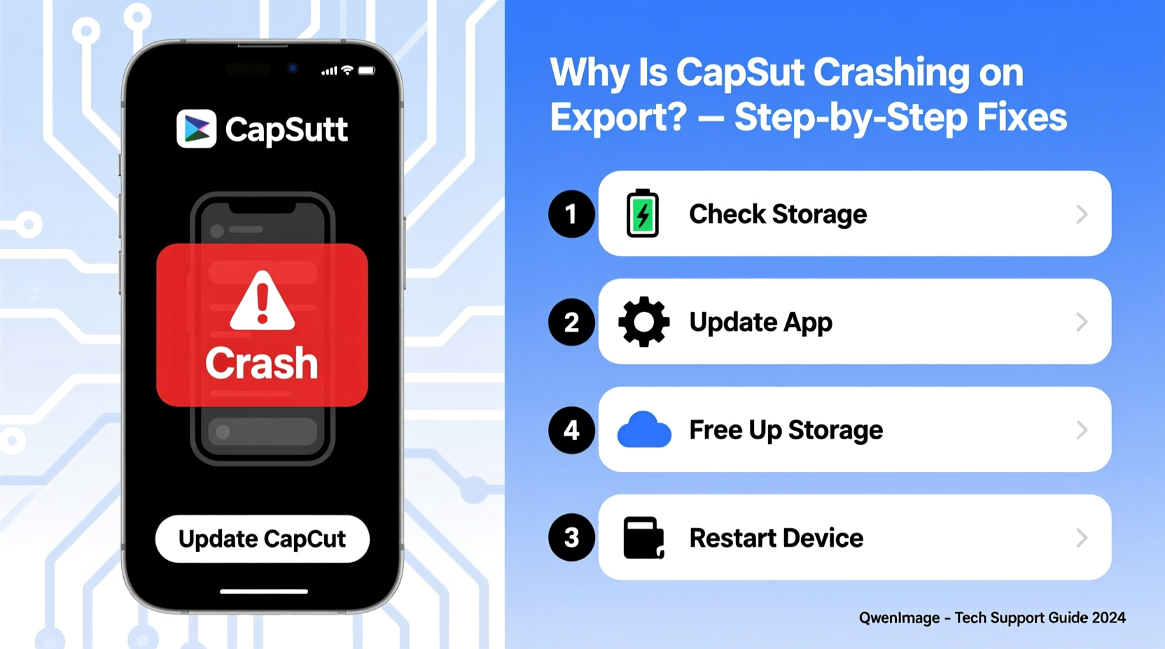 why is capcut crashing on export troubleshooting guide