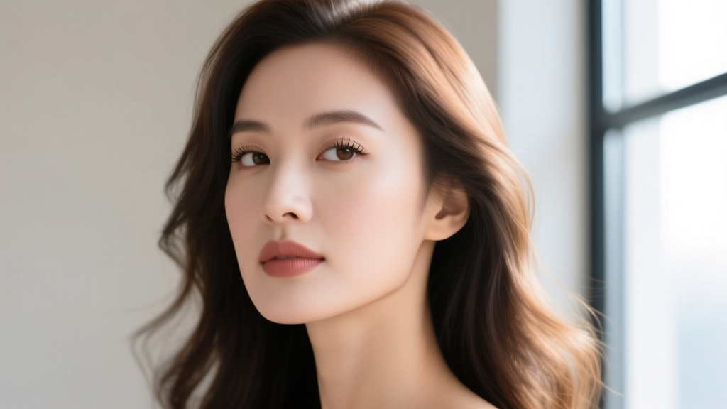 Close-up of a woman