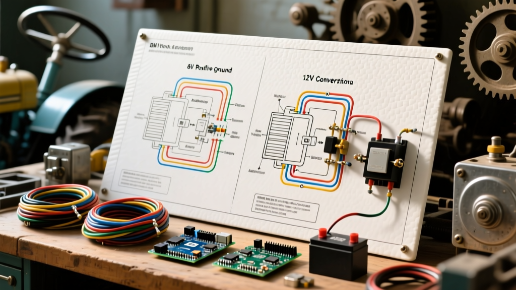 Complete Wiring Diagram for 8N Ford Tractor: 6V & 12V Guide