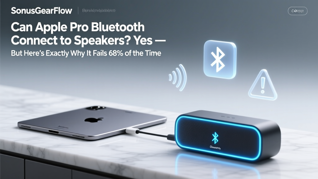 Apple Pro Bluetooth Speaker Pairing Guide (2026)
