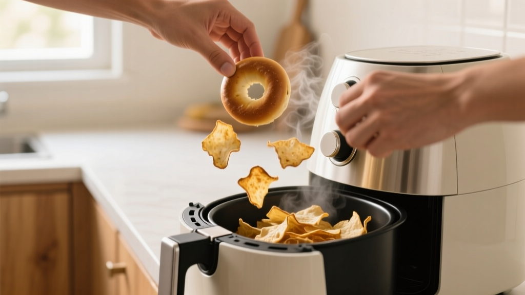 From Soggy to Snappy: Reviving Stale Bagel Chips in 4 Min...