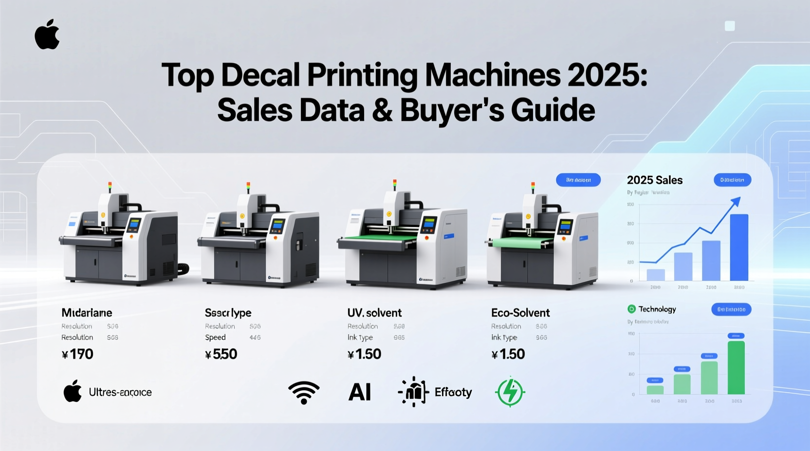 best selling decal printing machine