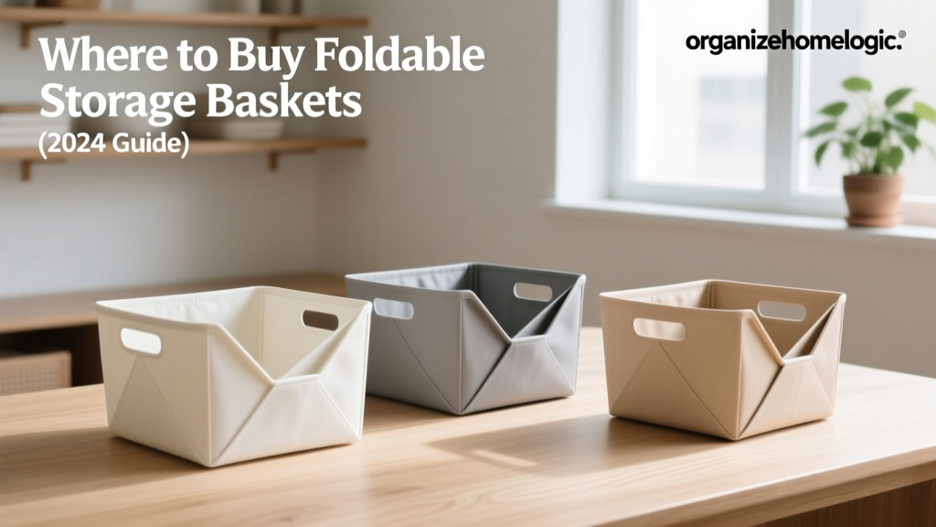 Where to Buy Foldable Storage Baskets (2024 Guide)