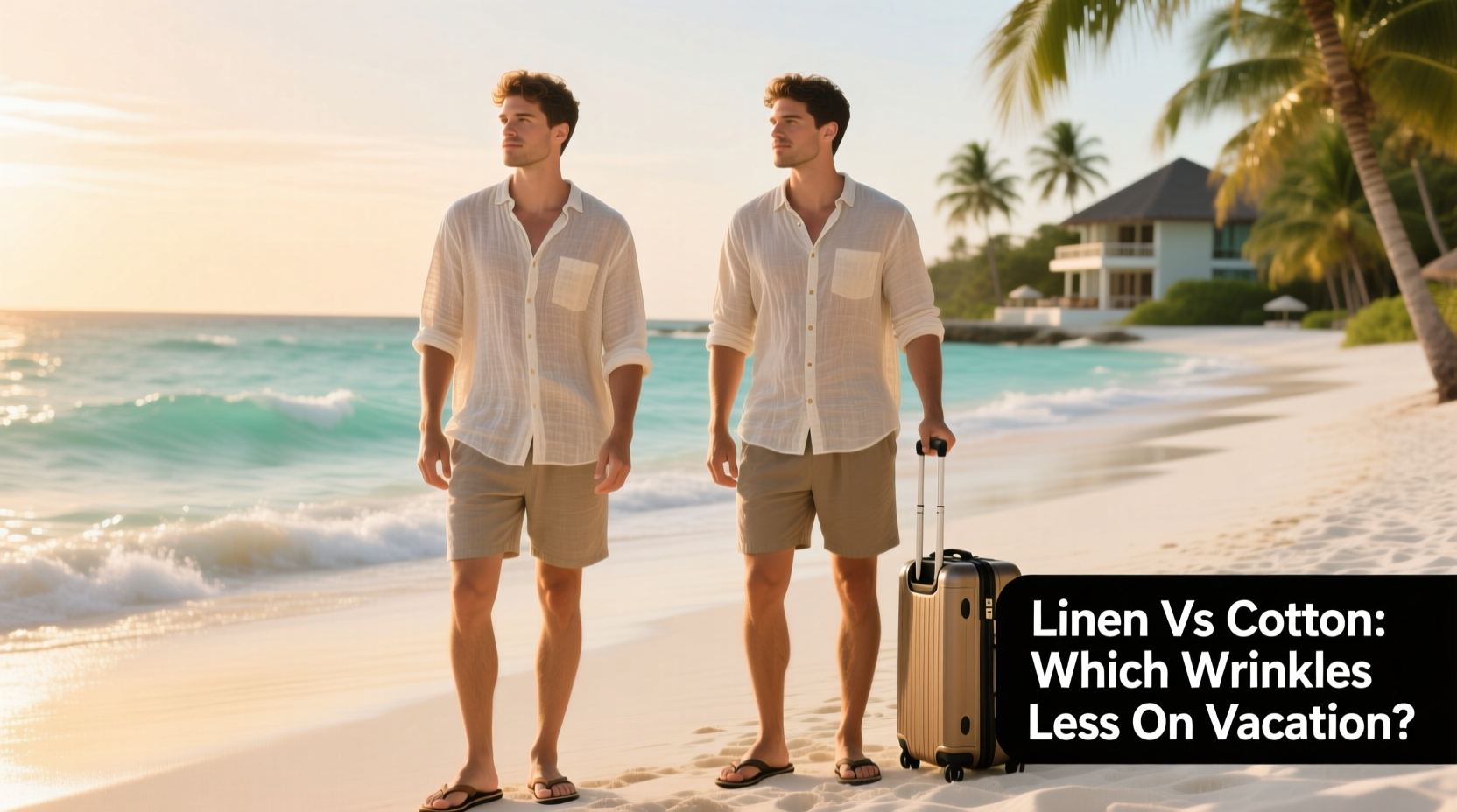 linen shirts vs cotton button downs which wrinkles less on vacation