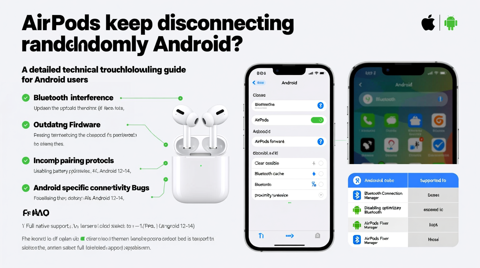 why do my airpods keep disconnecting randomly on android