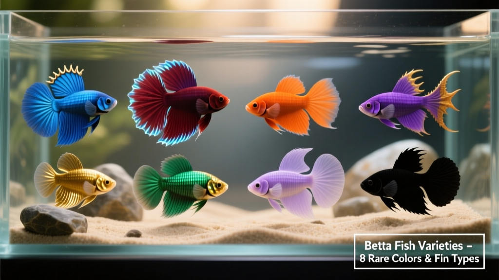 8 Rare Betta Fish Colors: Traits & Fin Types