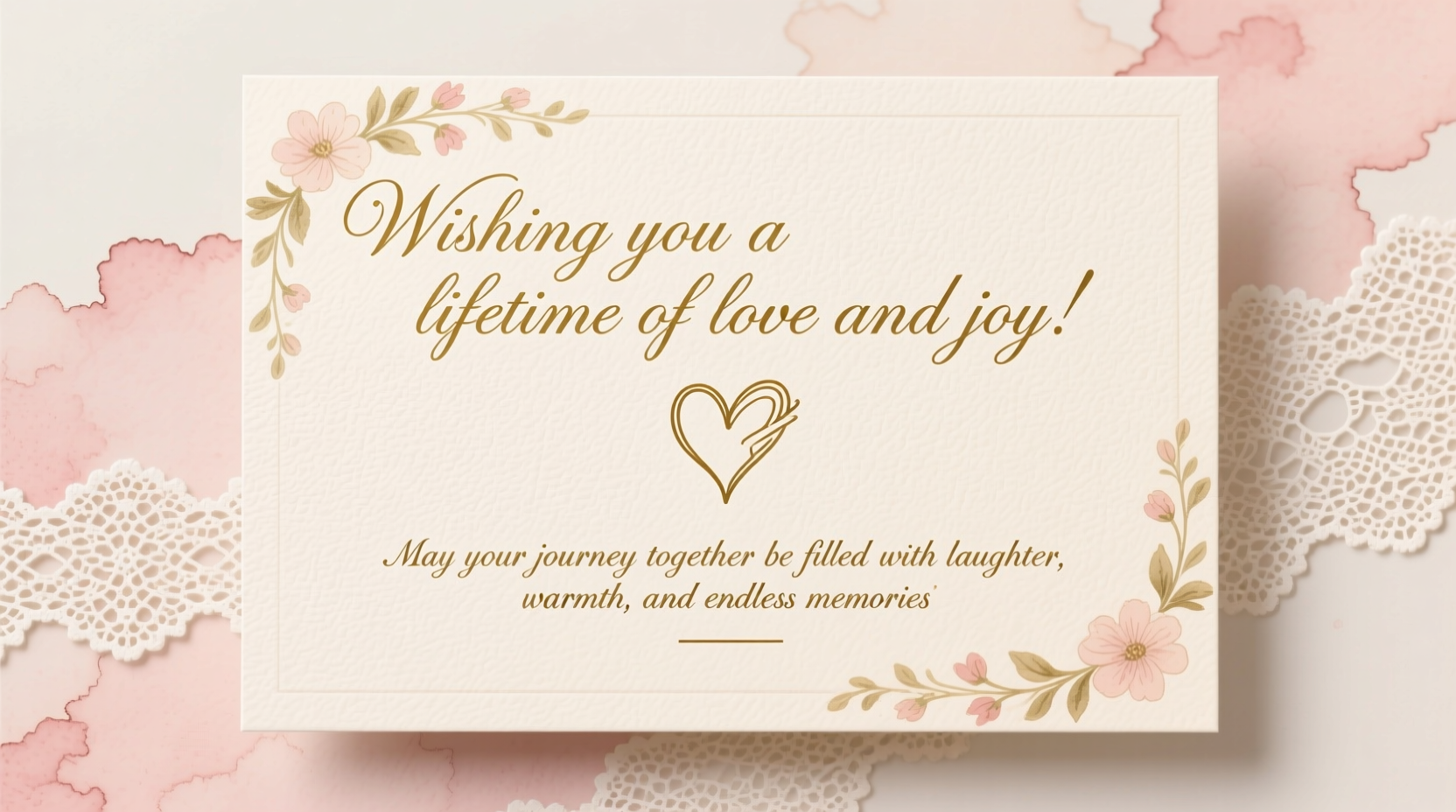 what to write on a wedding card