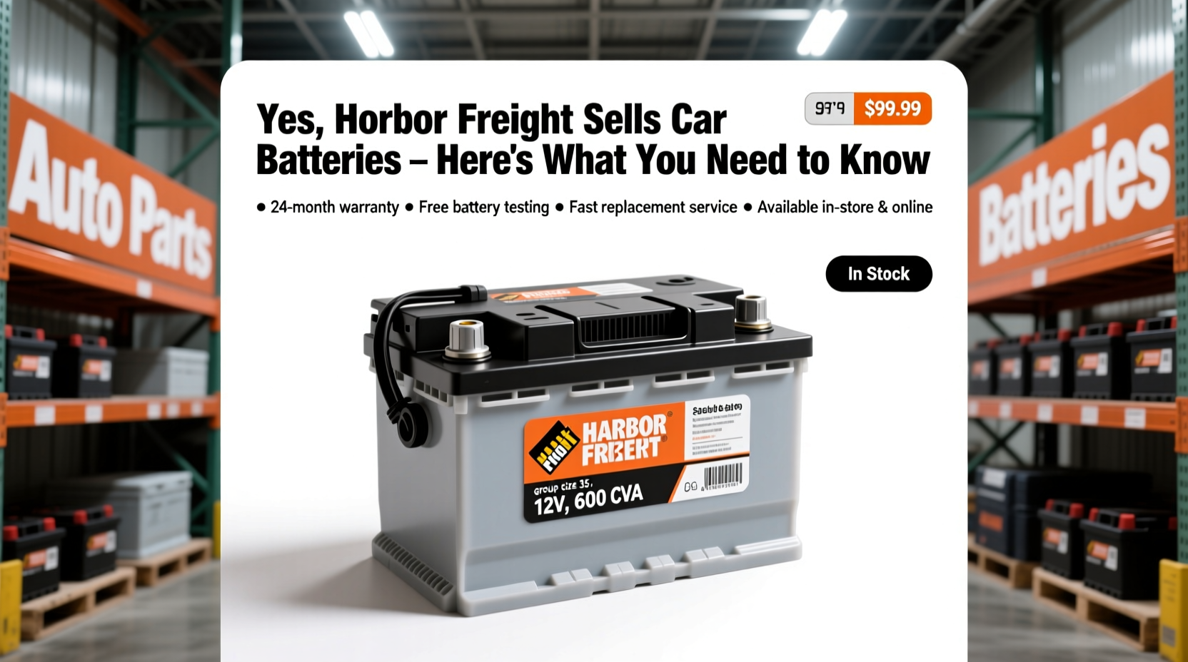 does harbor freight sell car batteries