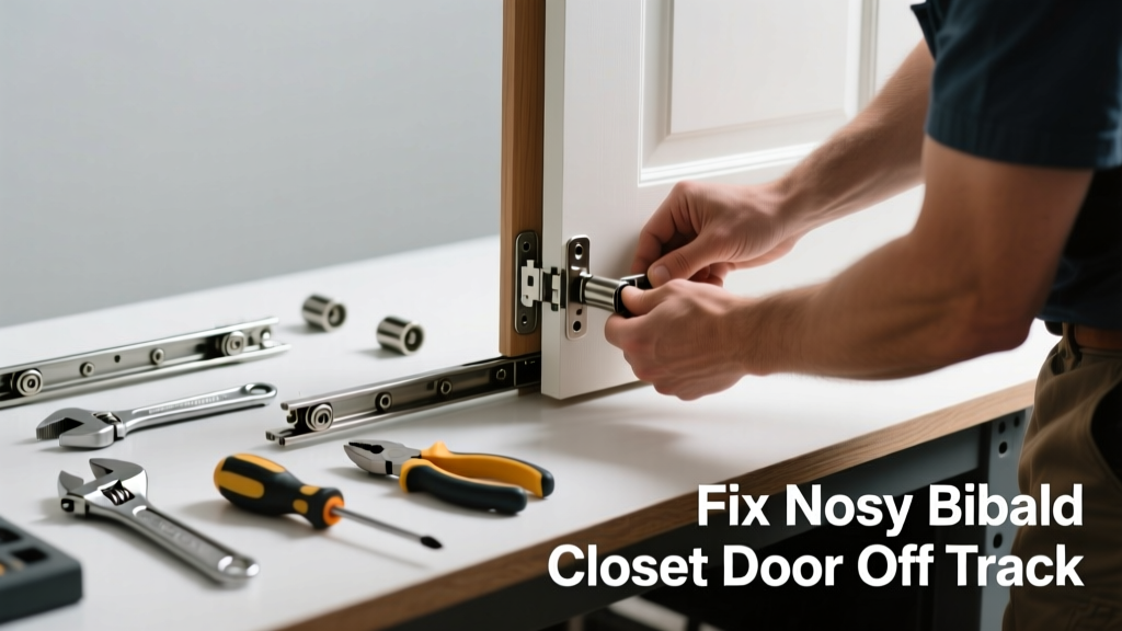 Fix Noisy Bifold Closet Door Off Track
