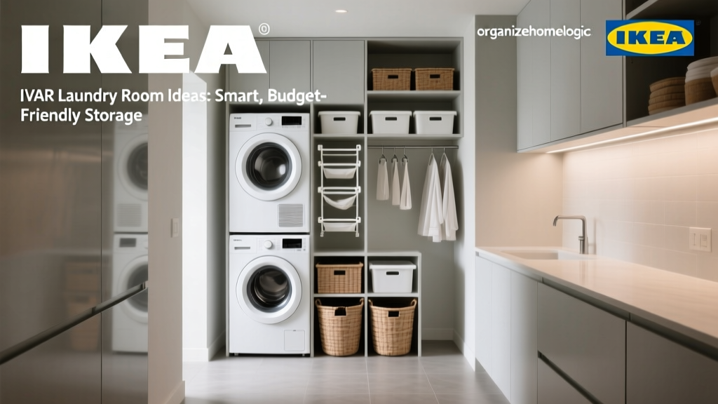 IKEA IVAR Laundry Room Ideas: Smart, Budget-Friendly Storage