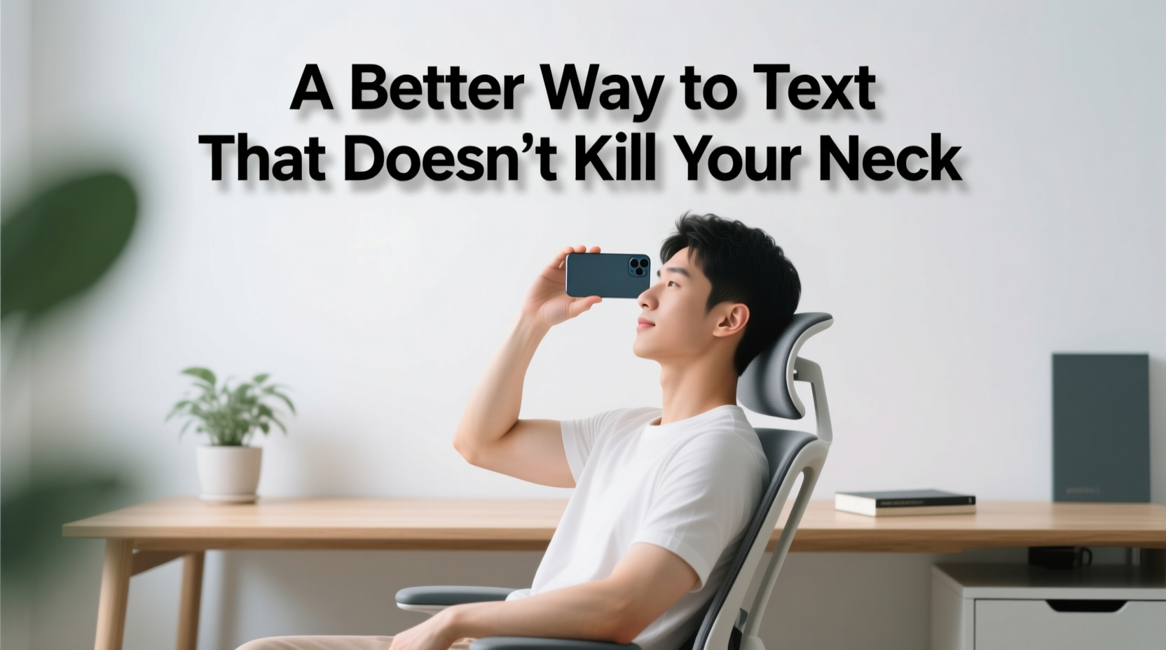 a better way to text that doesn t kill your neck