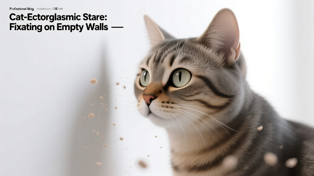 Cat Ectoplasmic Stare: Fixating on Empty Walls