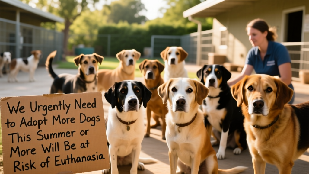 We Urgently Need To Adopt More Dogs This Summer or More Will Be at Risk of Euthanasia