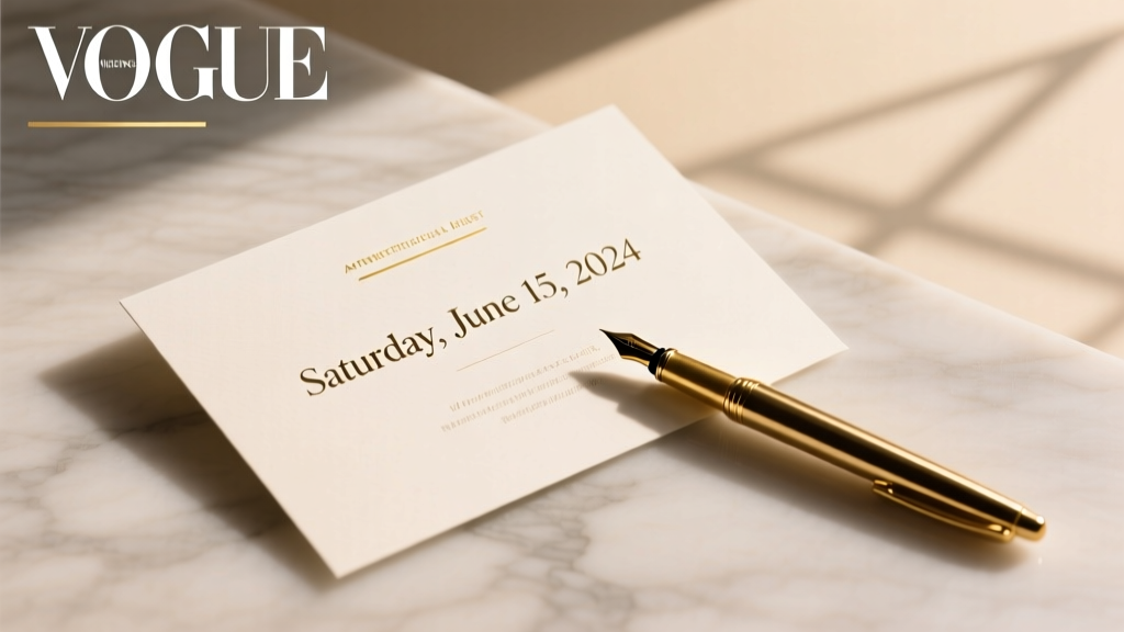 Wedding Invitation Date Format: The 7-Second Rule