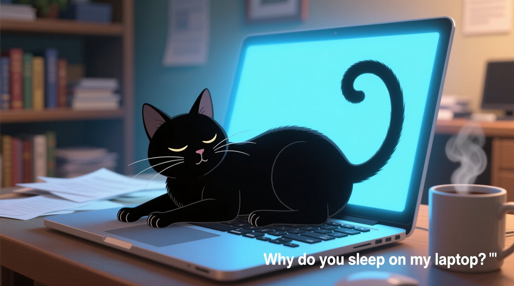 why does my cat sleep on my laptop boundaries vs affection