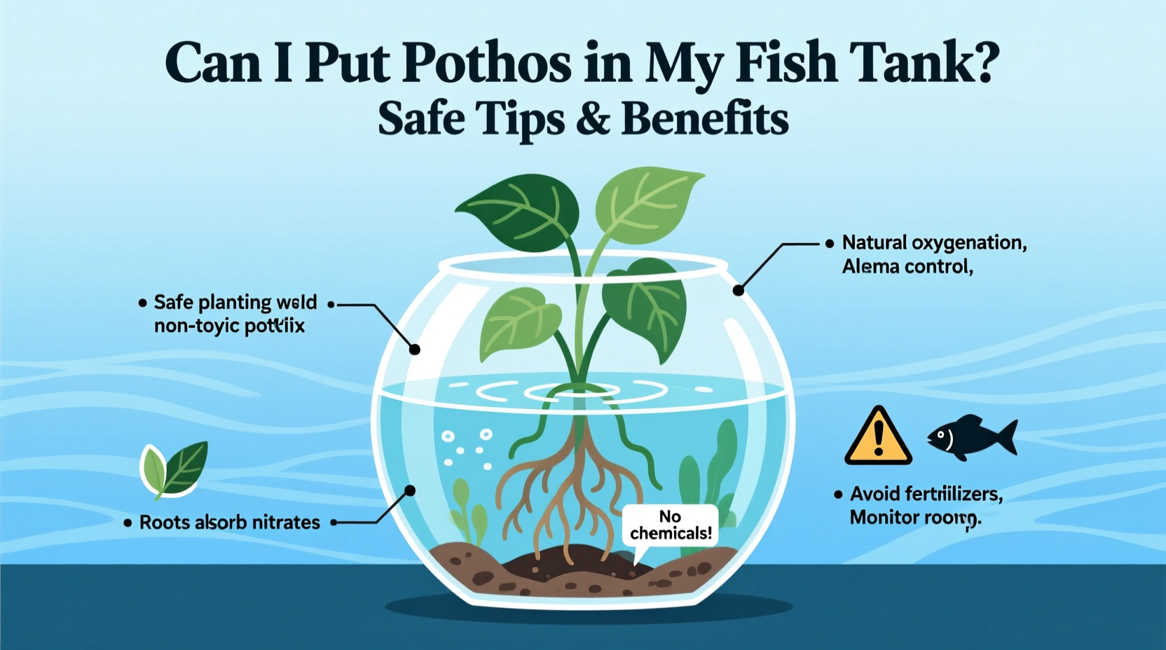 Pothos in Fish Tanks: 5 Benefits & Safe Setup