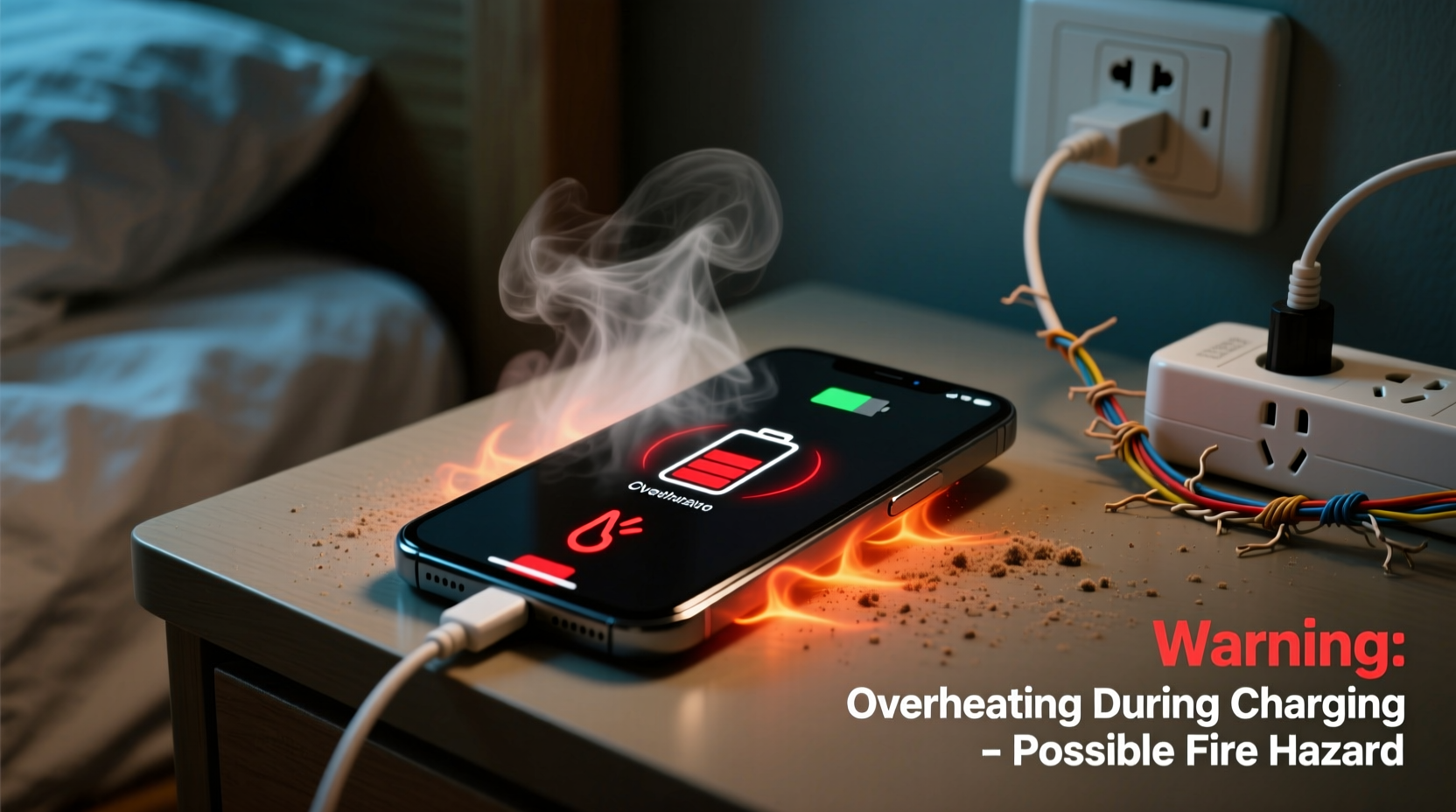 why does my phone get hot while charging possible dangers