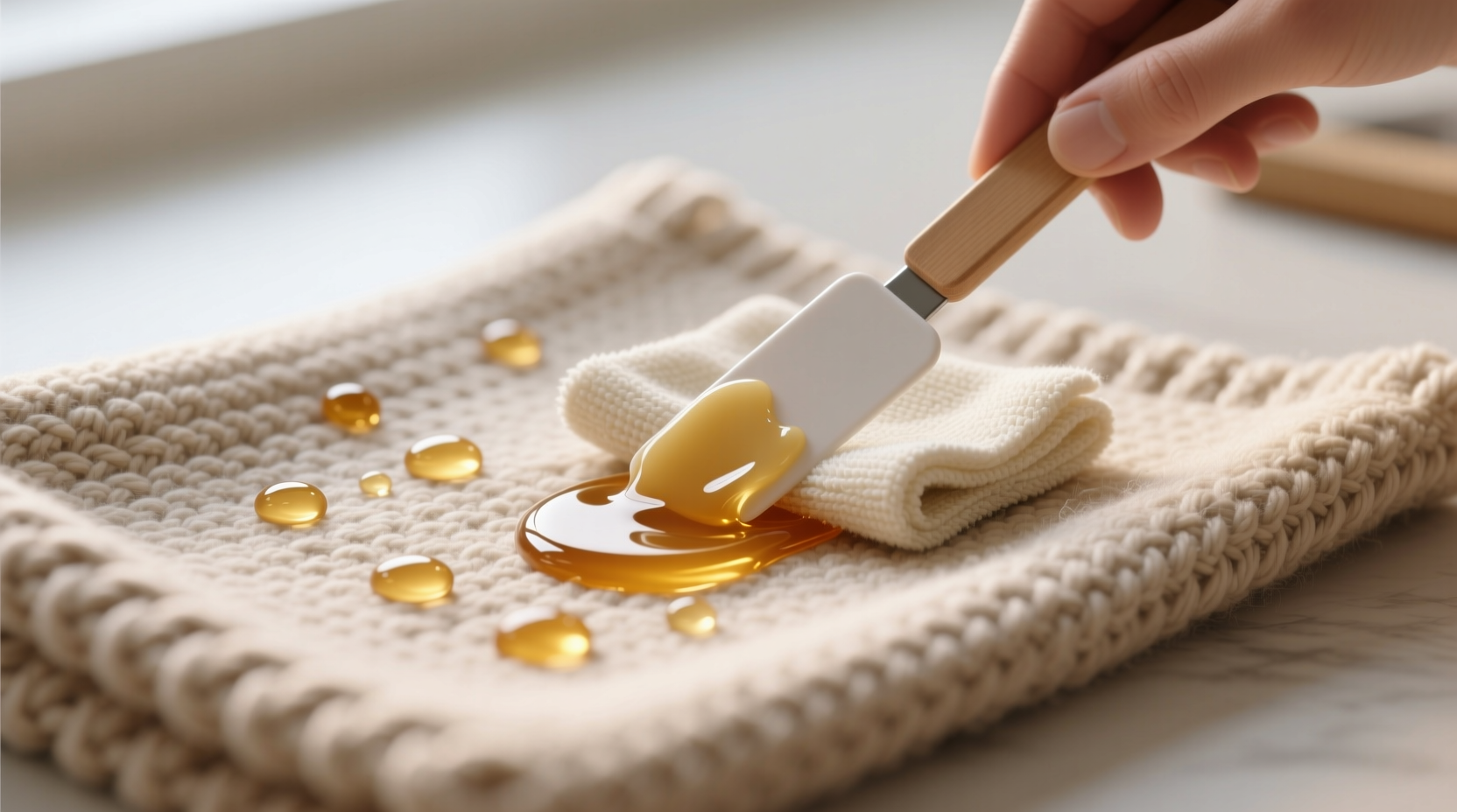 how to remove candle wax from wool blend throws