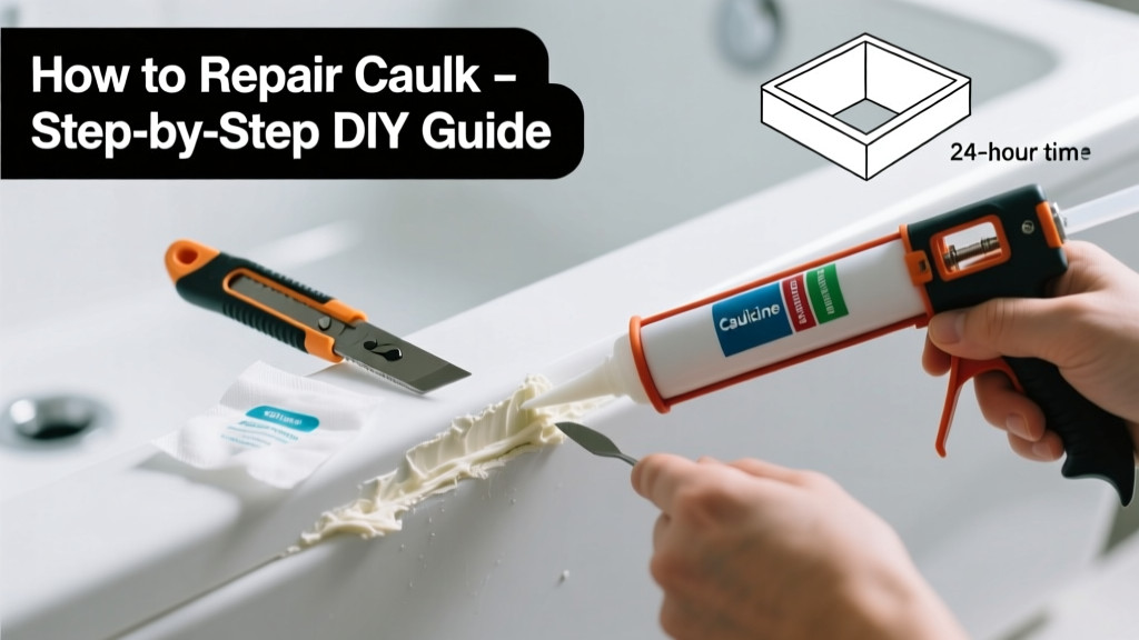 How to Repair Caulk Around Bathtubs and Sinks