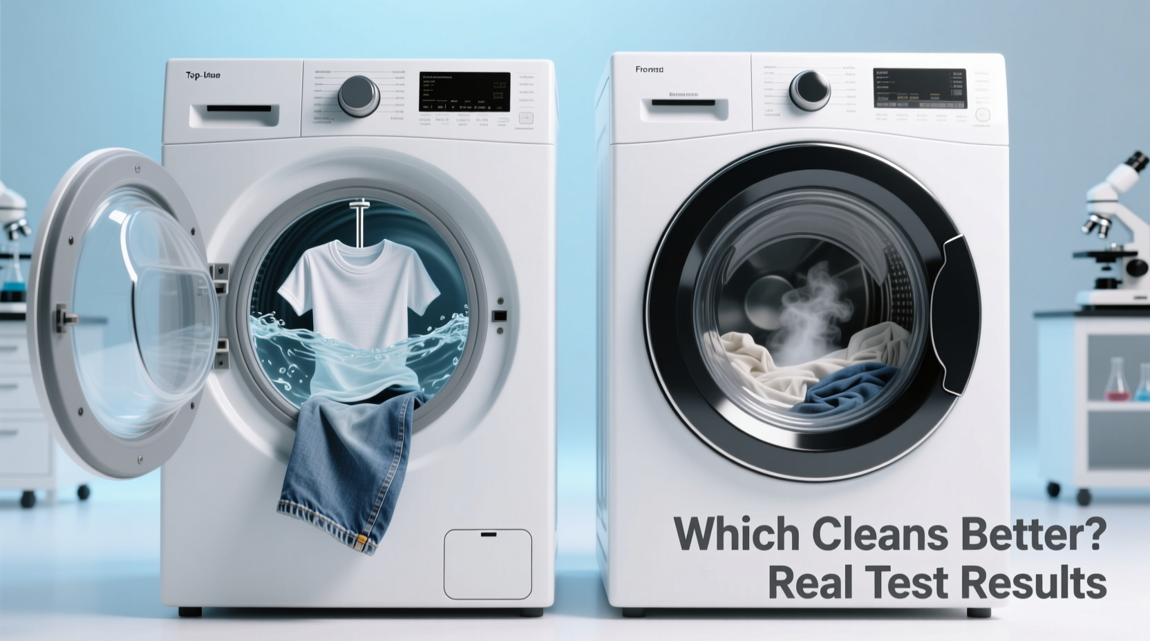 top load vs front load washer which one actually cleans clothes better without fabric damage