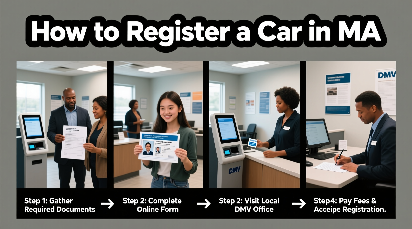how to register a car in ma