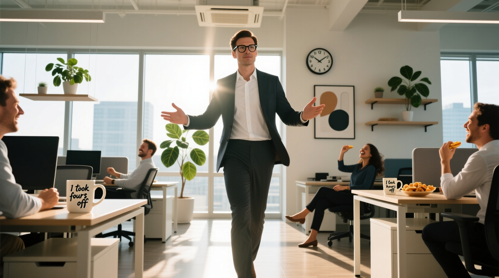 take four hours off and impress your coworkers
