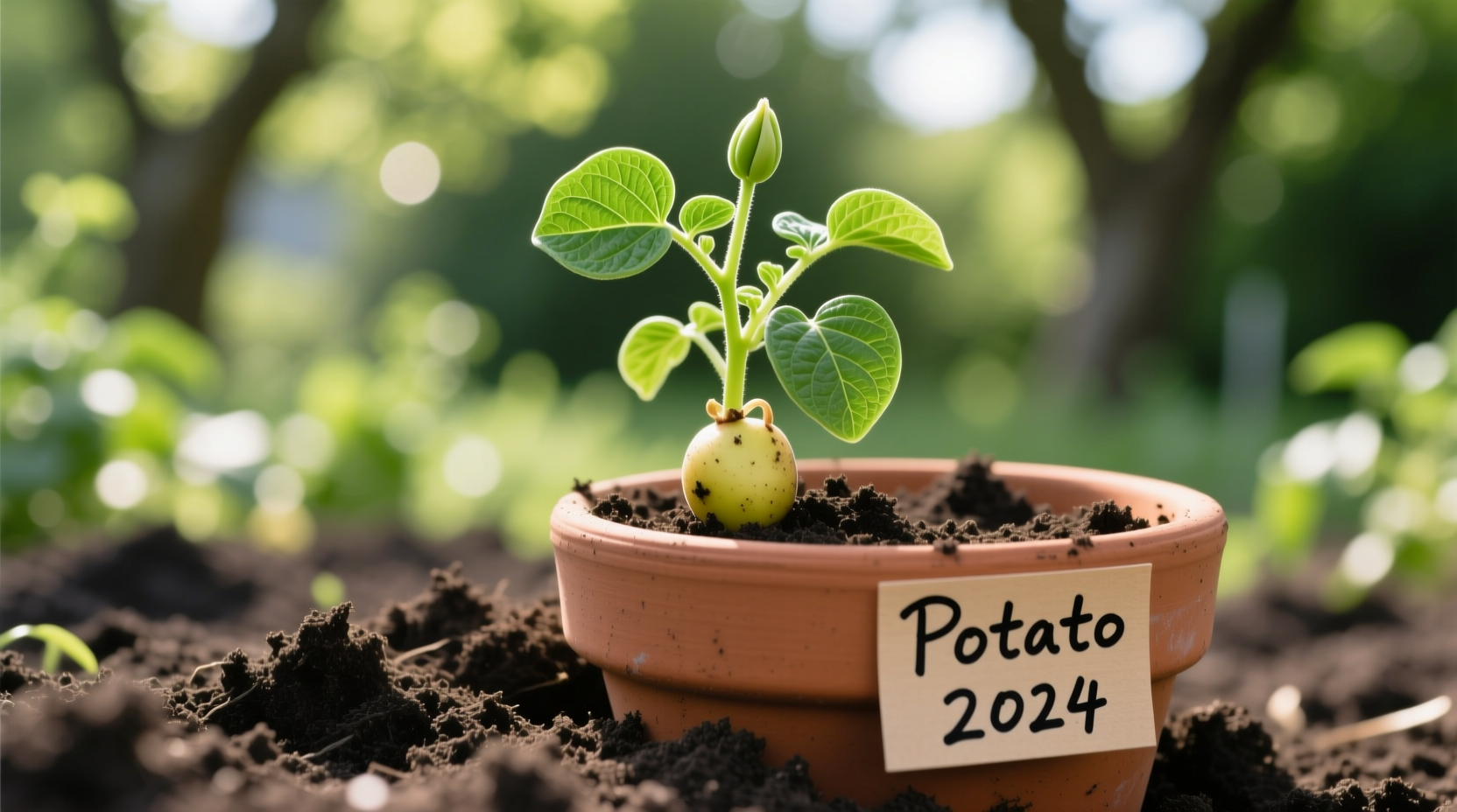 potato pot growing