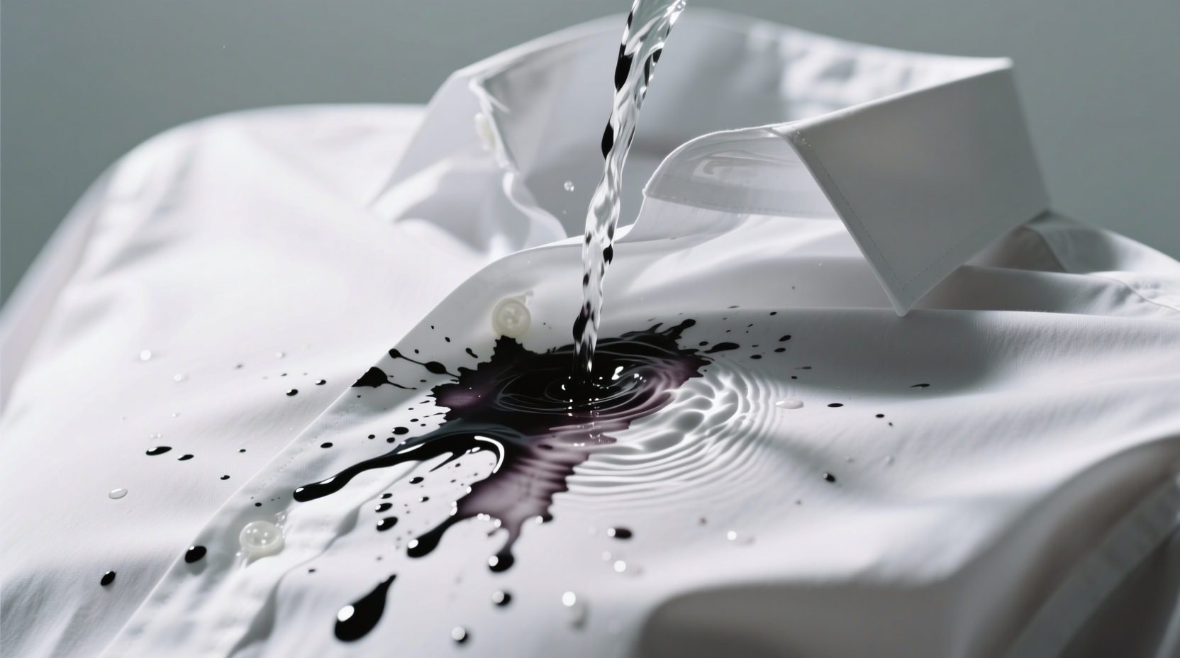 inkjet stain removal cold water trick for dress shirts