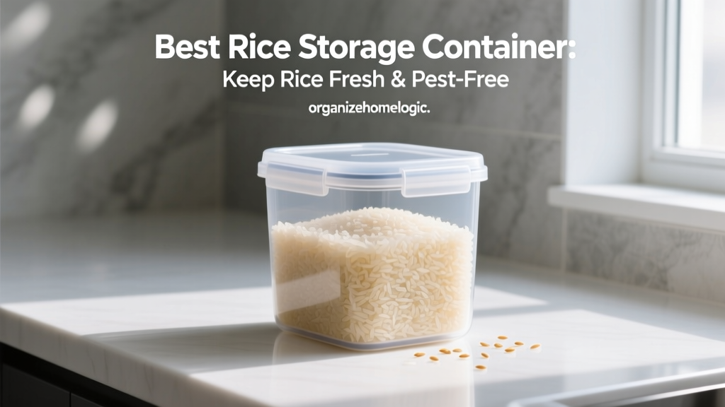 Best Rice Storage Container: Keep Rice Fresh & Pest-Free