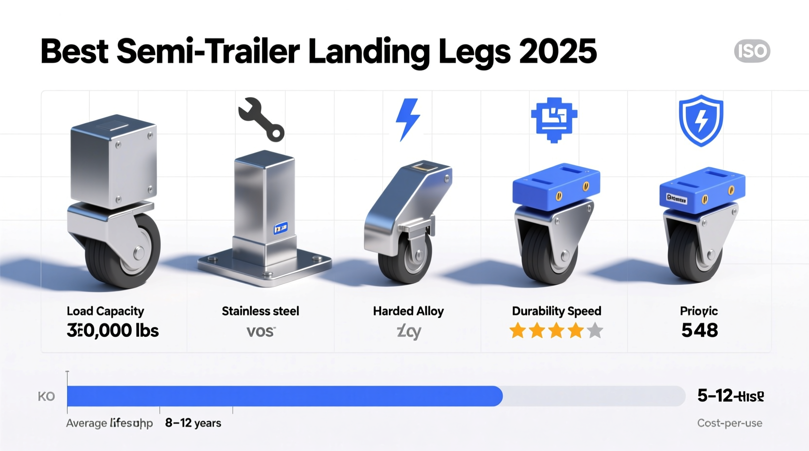 best semi trailer landing legs