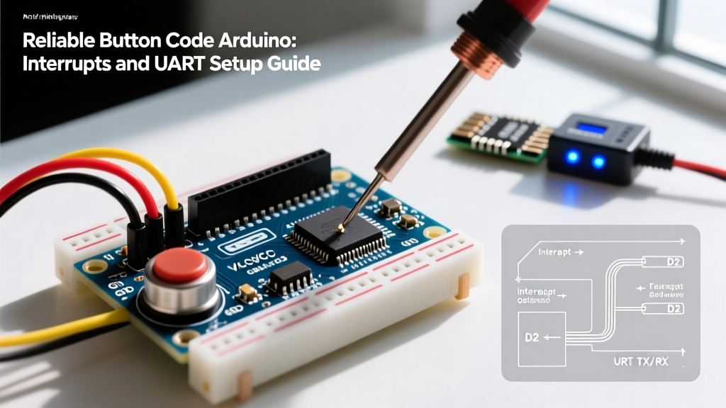 Reliable Button Code Arduino: Interrupts and UART Setup Guide
