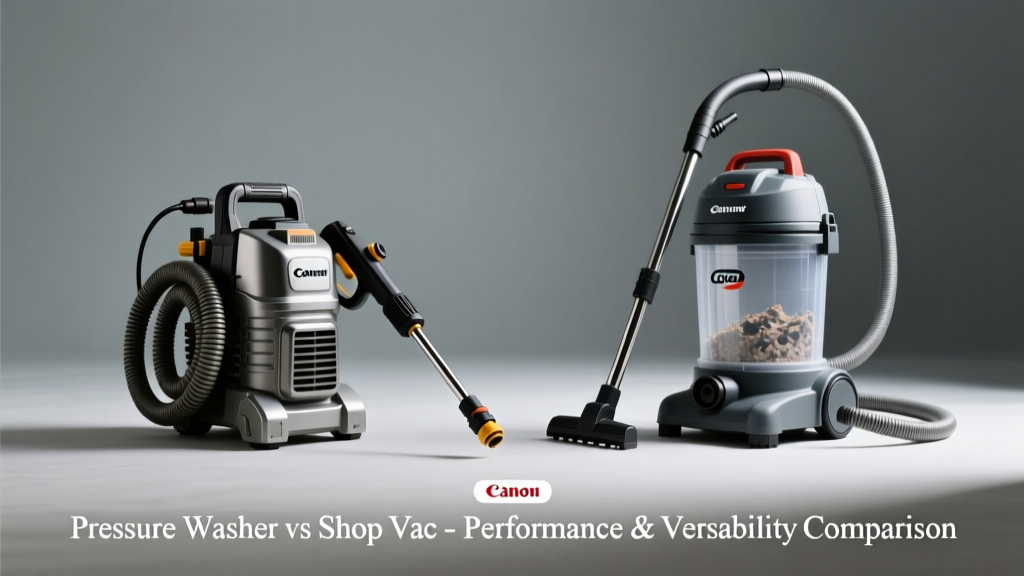 Pressure Washer vs Shop Vac: Which Is Better for Cleanup?