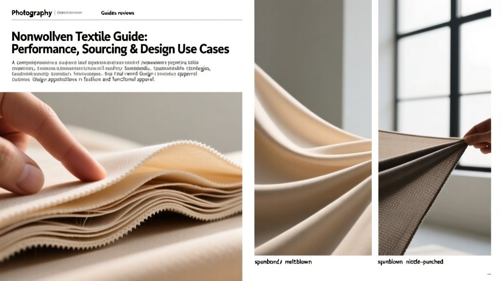 Nonwoven Textile Guide: Performance, Sourcing & Design Use Cases