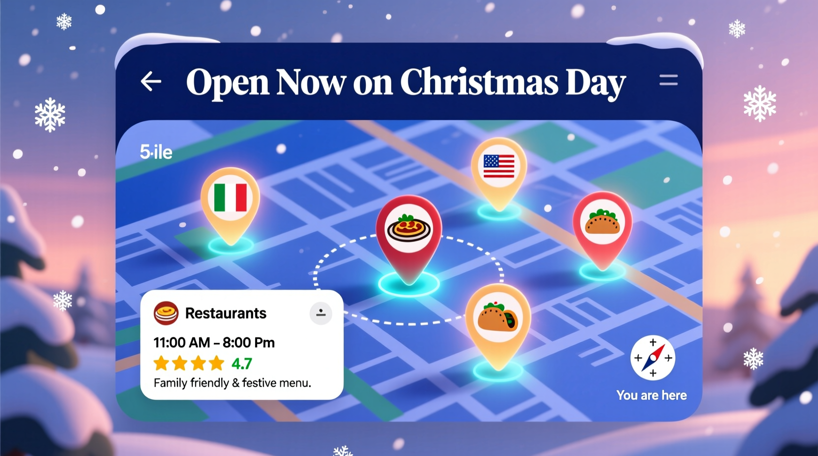 what restaurants are open christmas day near me
