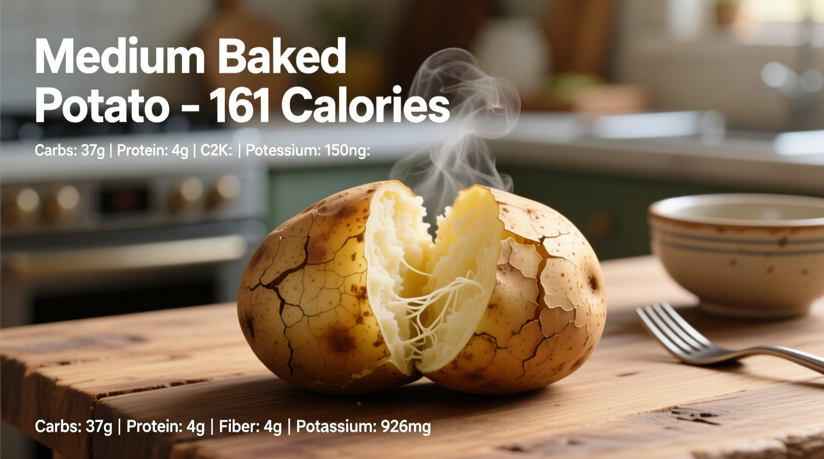 calories in medium baked potato