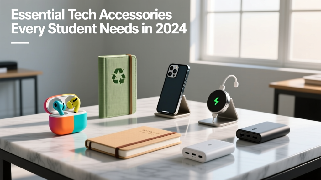 Essential Tech Accessories Every Student Needs in 2024