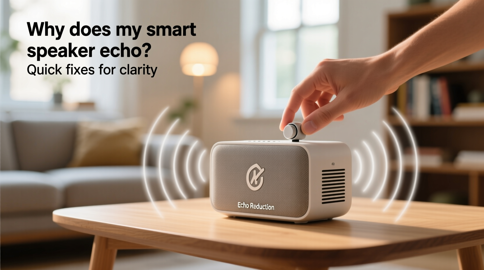 why does my smart speaker echo responses quick fixes for clarity