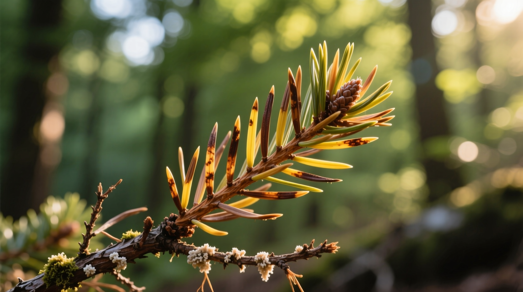 why are the tips of my conifer turning brown