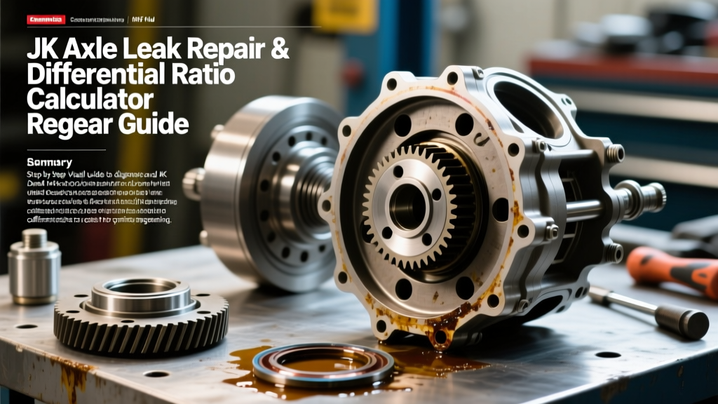 JK Axle Leak Repair & Differential Ratio Calculator Regear Guide
