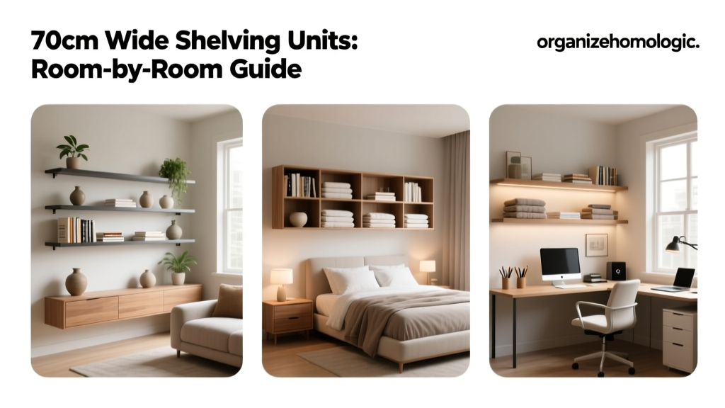 70cm Wide Shelving Units: Room-by-Room Guide