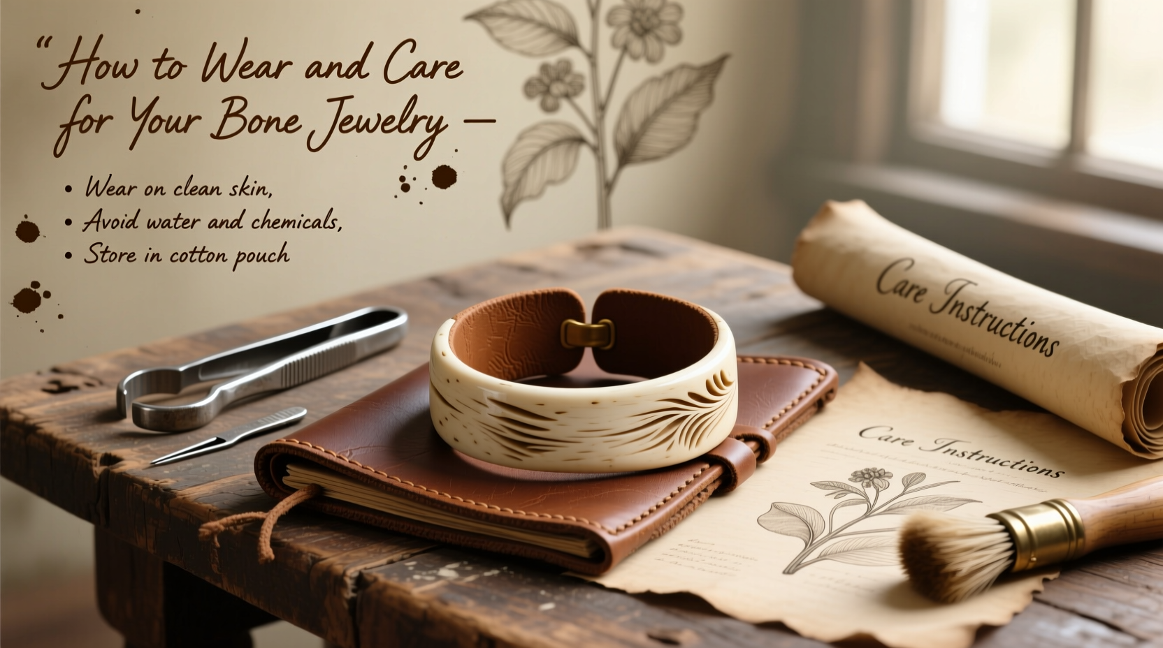 bone cuff instructions