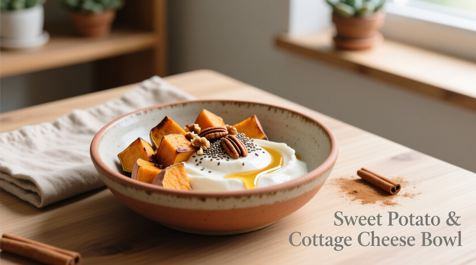 Sweet Potato Cottage Cheese Bowl: Complete Nutrient Meal