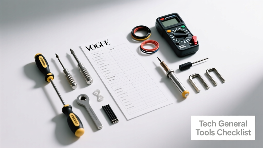 Tech General Tools Checklist: Essential Gear for Modern Home Cooks and Professional Kitchens