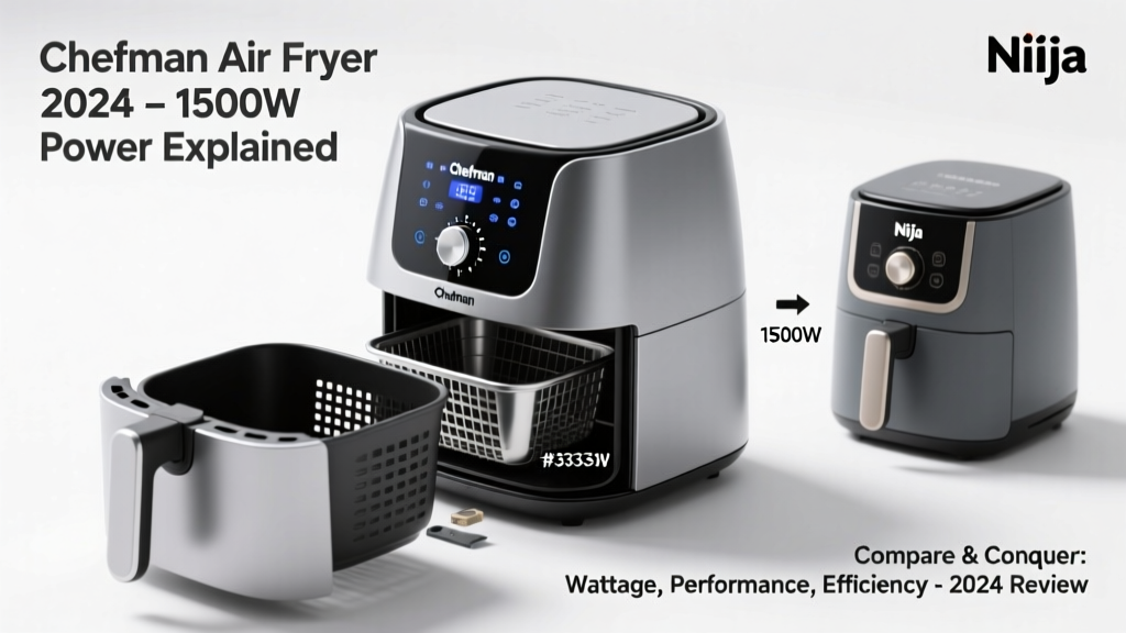Chefman Air Fryer Wattage Guide (2026)