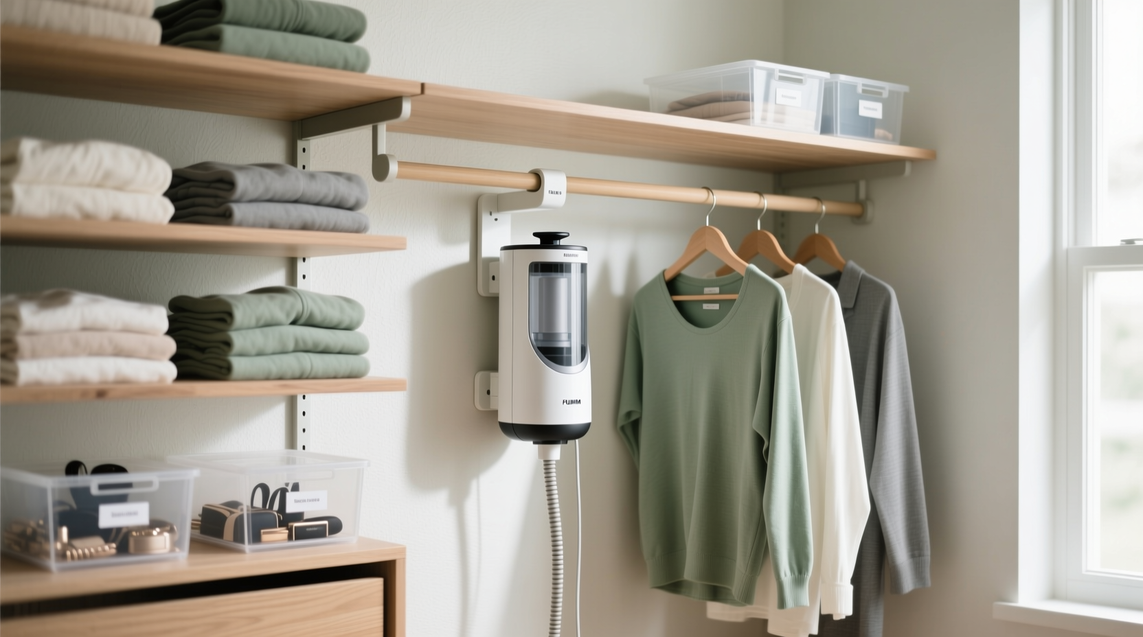 closet organization tips steamer fit for tight corners