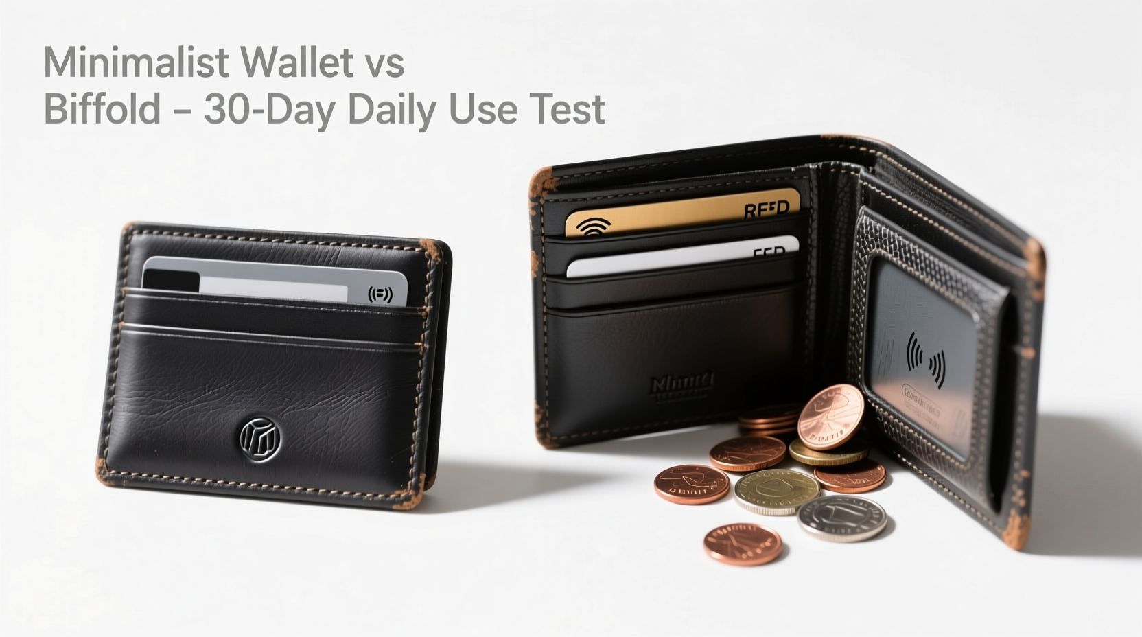 minimalist wallet vs bifold which holds up with daily use and coins